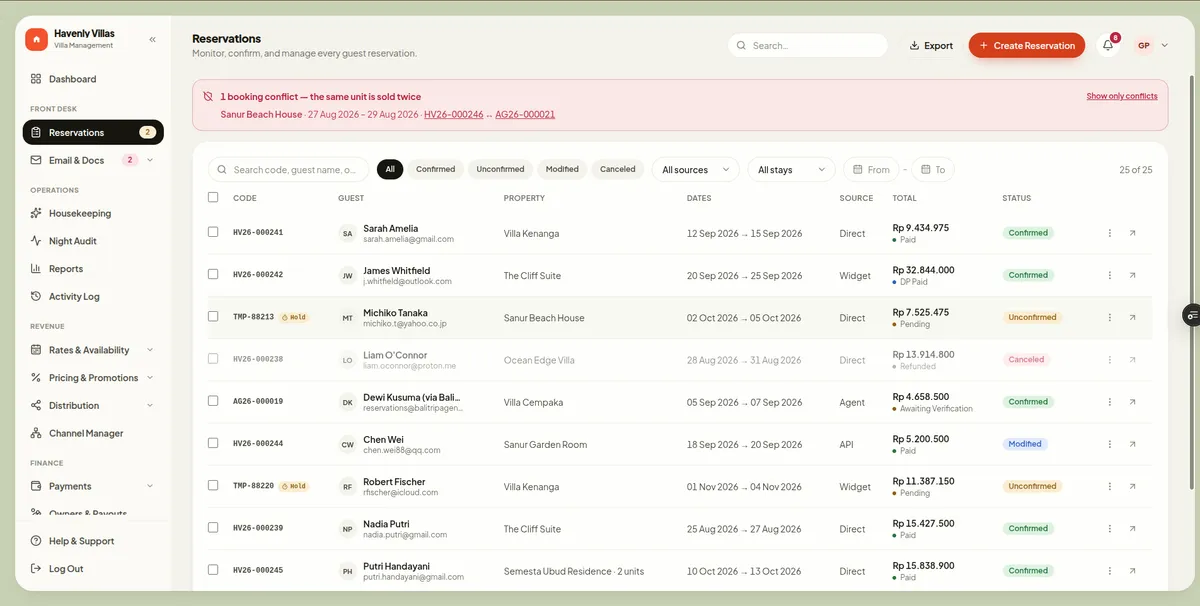 Havenly Booking preview